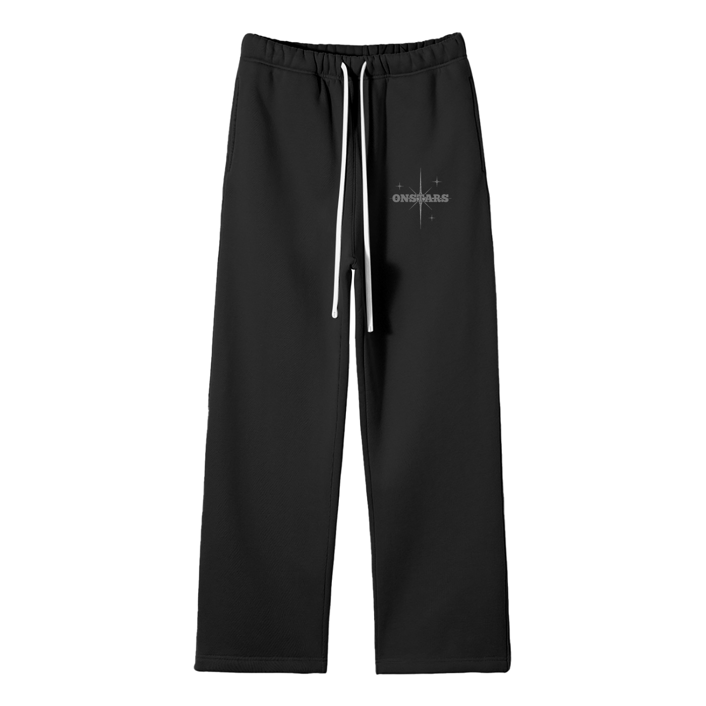 Unisex Solid Color Fleece Straight Leg Pants