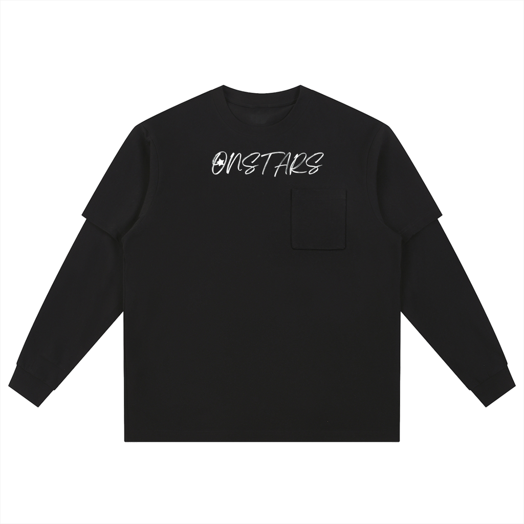 Layered Long Sleeve Oversized Tee