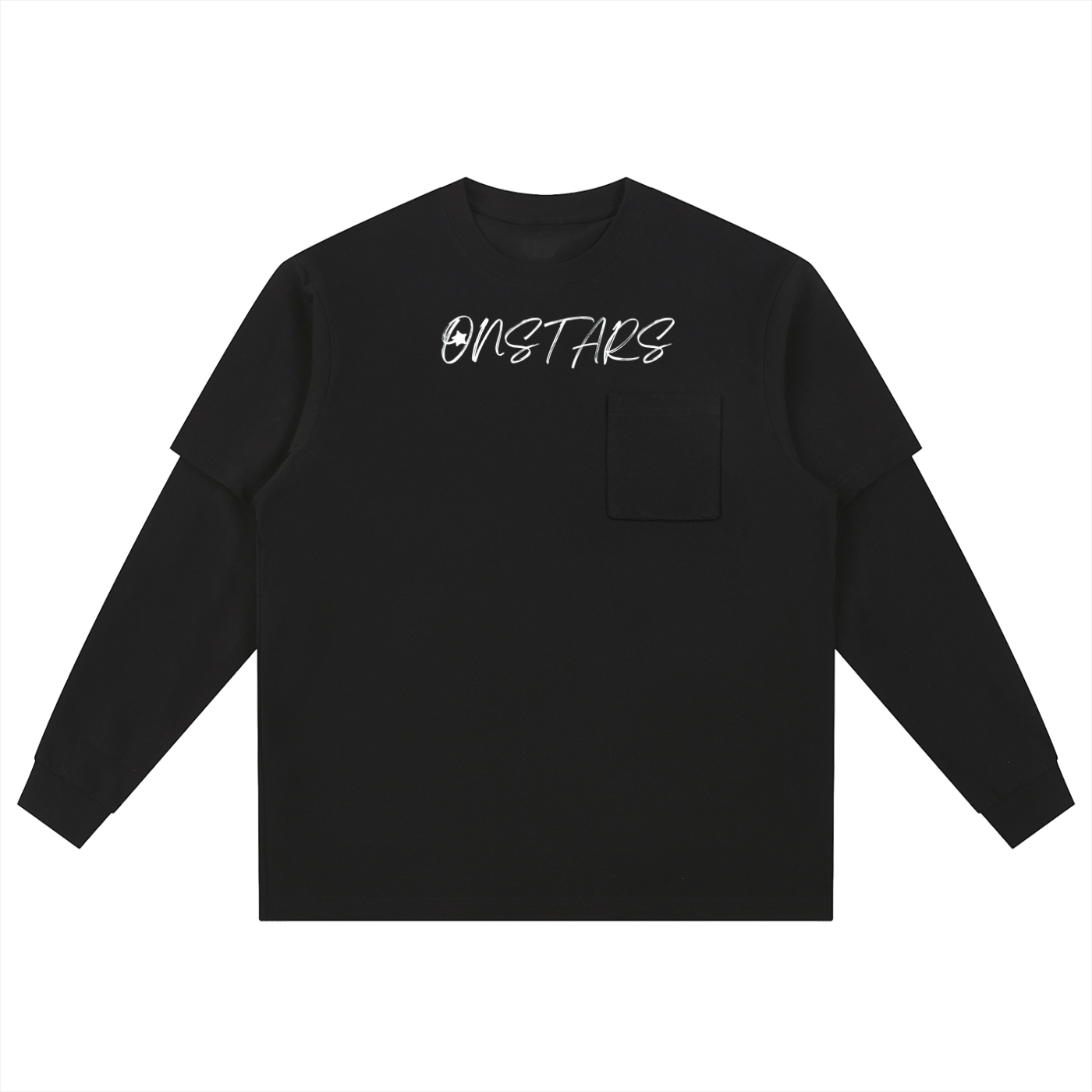 Layered Long Sleeve Oversized Tee